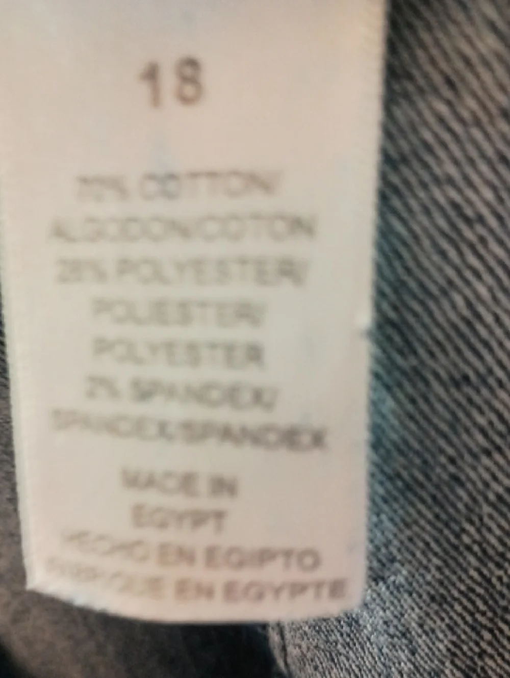 Alfred Dunner Dark Blue Stretch Denim Pants, Sz 18 NWOT - Picture 4 of 5